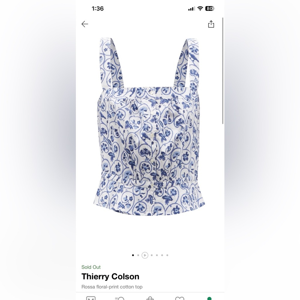 Thierry Colson Rossa Blouse
